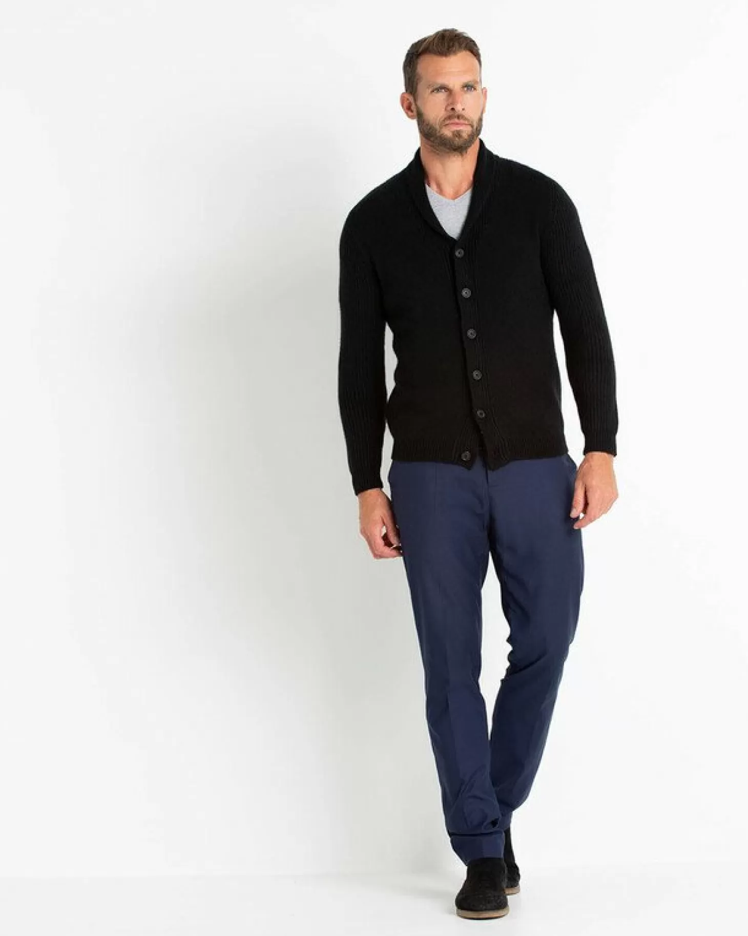 cardigan_cachemire_col_chale_droit_2-1.webp Homme Kujten Gilets & Vestes*Cardigan Cachemire Col Chale Droit