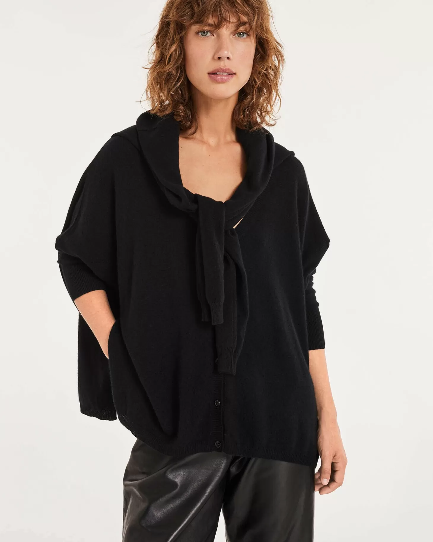Femme Kujten Gilets & Vestes*Cardigan Cachemire Col V Oversize