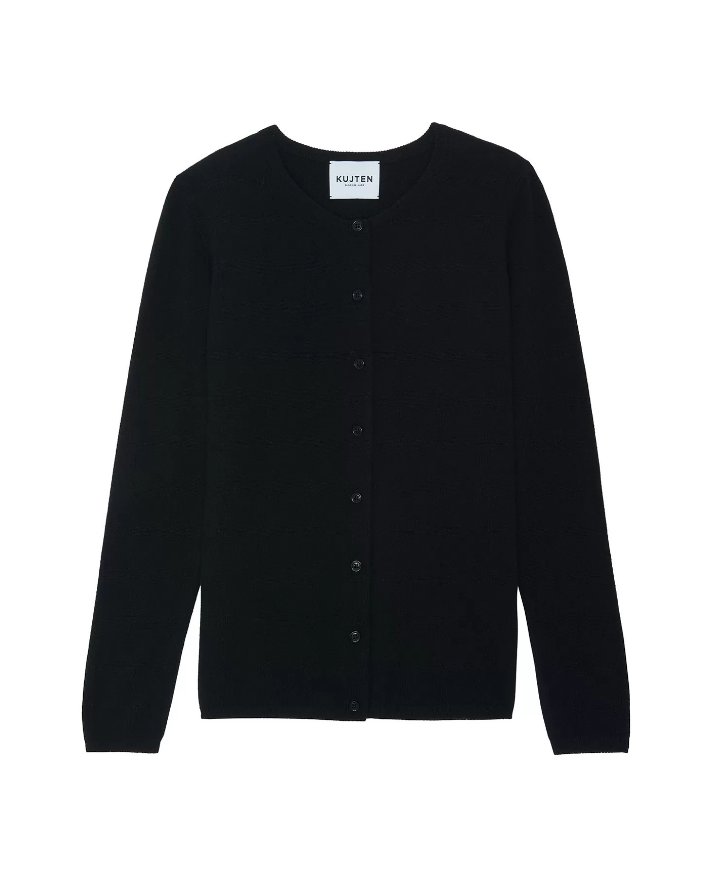 Femme Kujten Gilets & Vestes*Cardigan Col Rond Manches Longues Basic