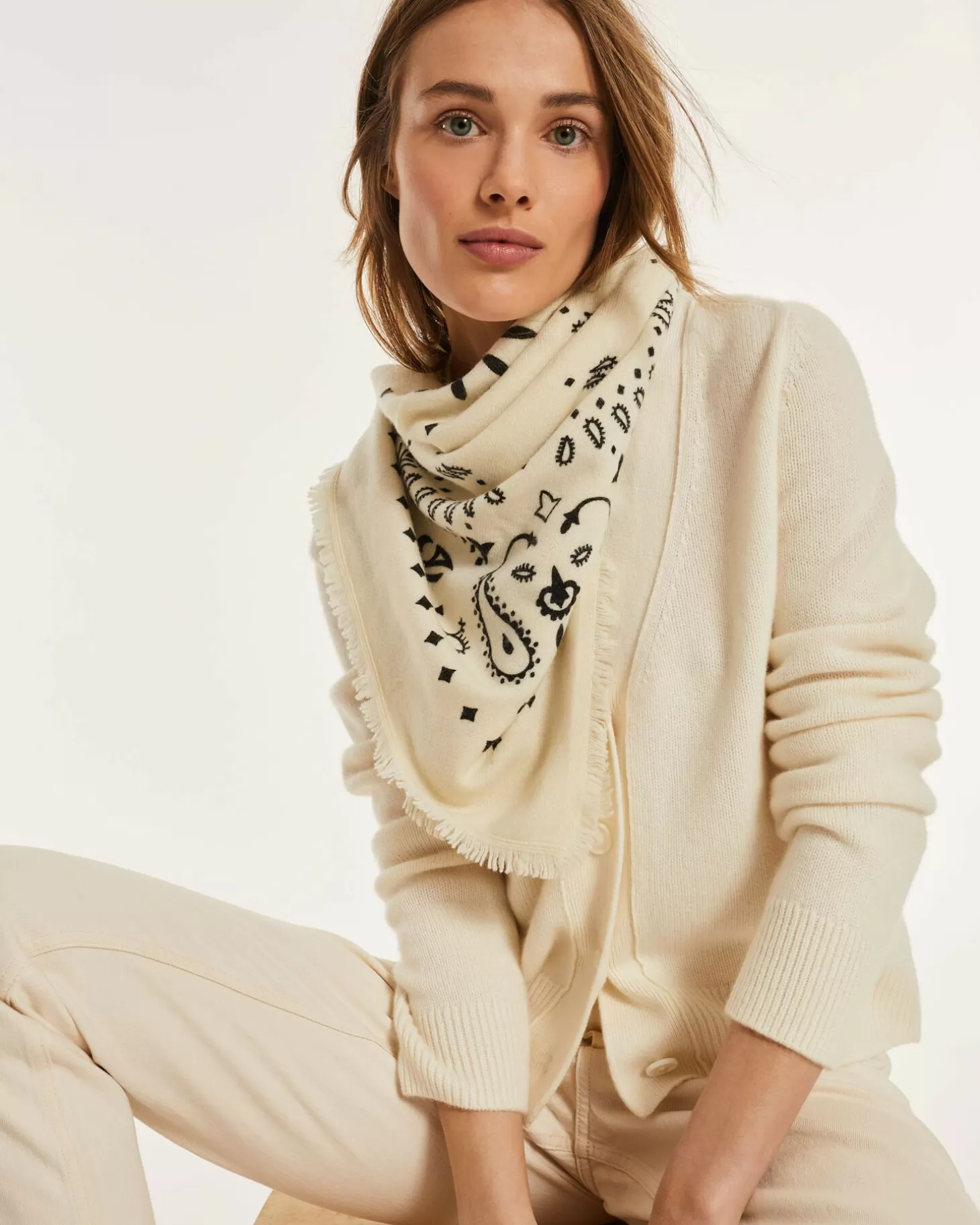 Femme Kujten Gilets & Vestes*Cardigan Court En Cachemire Femme