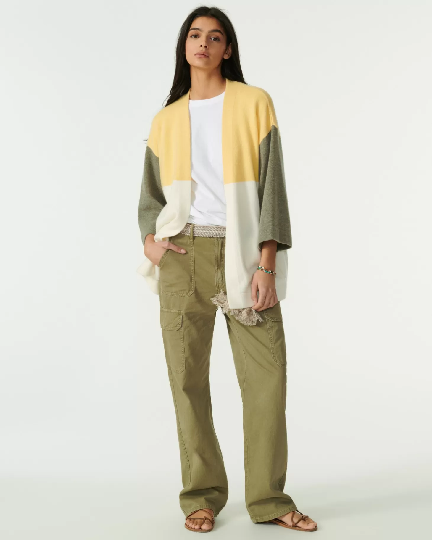 Femme Kujten Gilets & Vestes*Cardigan Kimono Cachemire