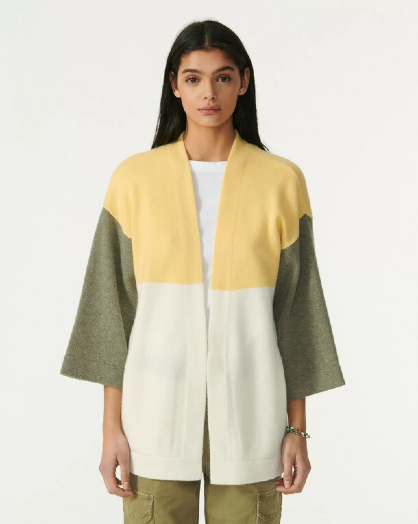 Femme Kujten Gilets & Vestes*Cardigan Kimono Cachemire