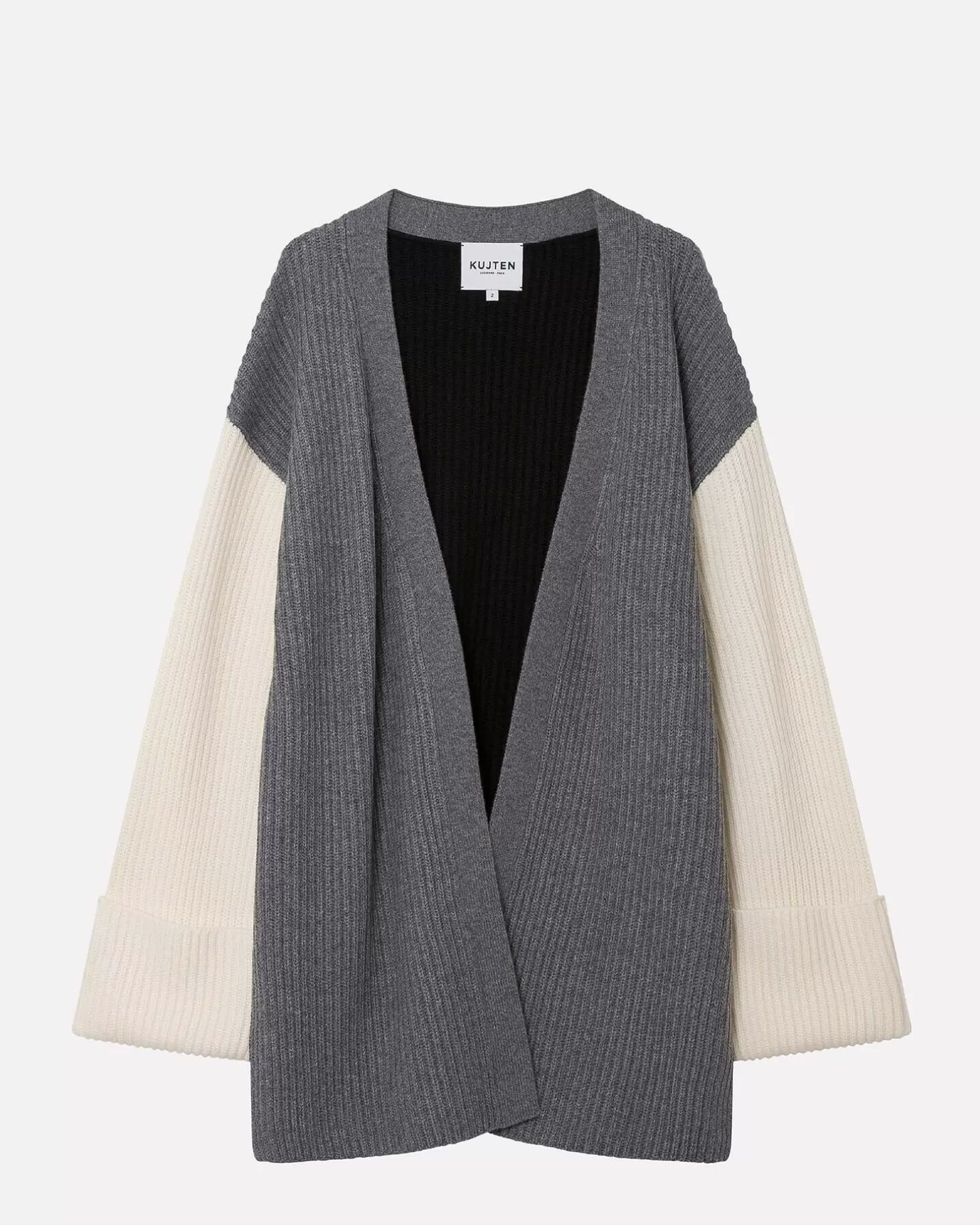 Femme Kujten Gilets & Vestes*Gilet Colorblock Femme Avec Fentes