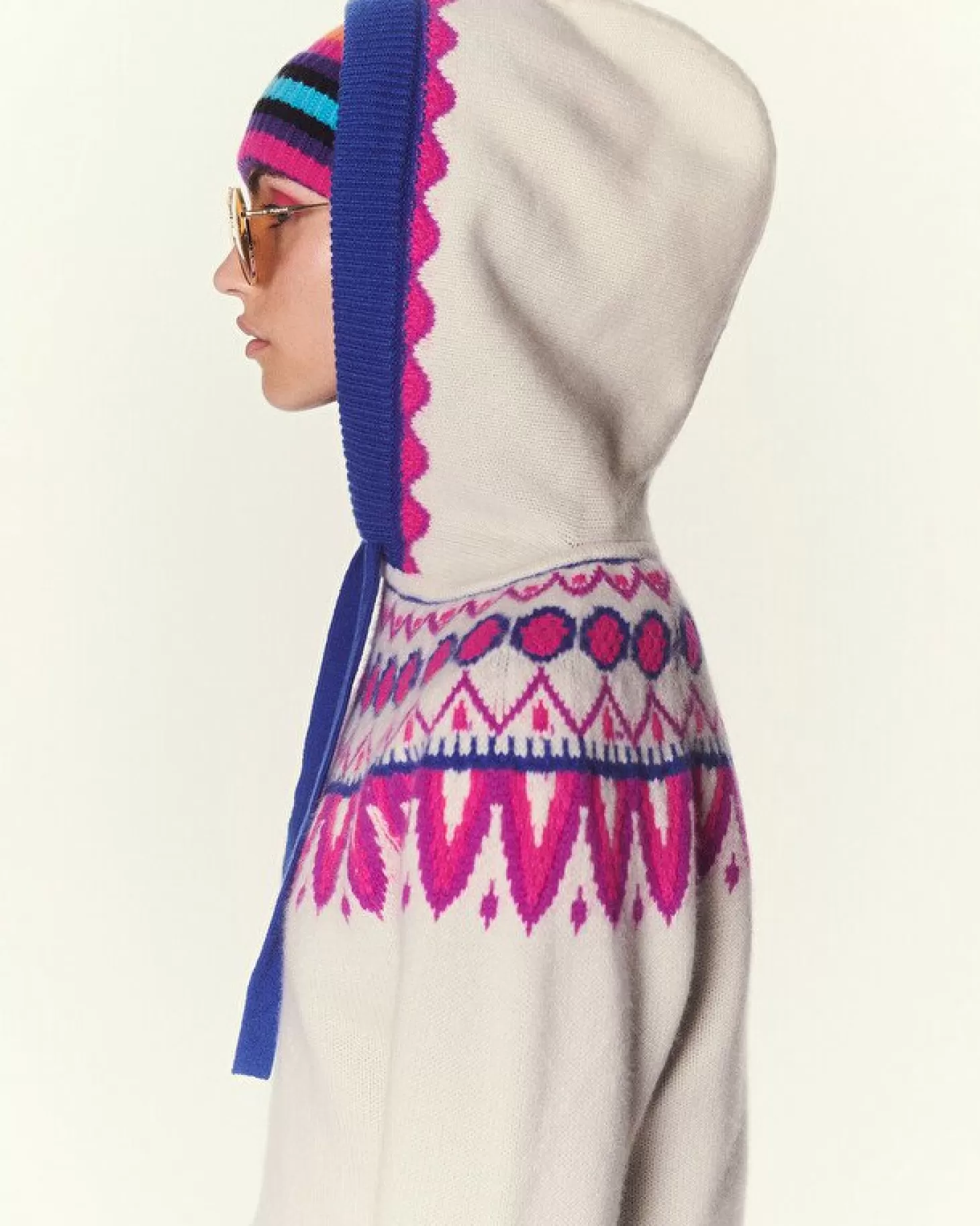 Femme Kujten Hoodies*Hoodie Cachemire Manches Mitaines, 6 Fils