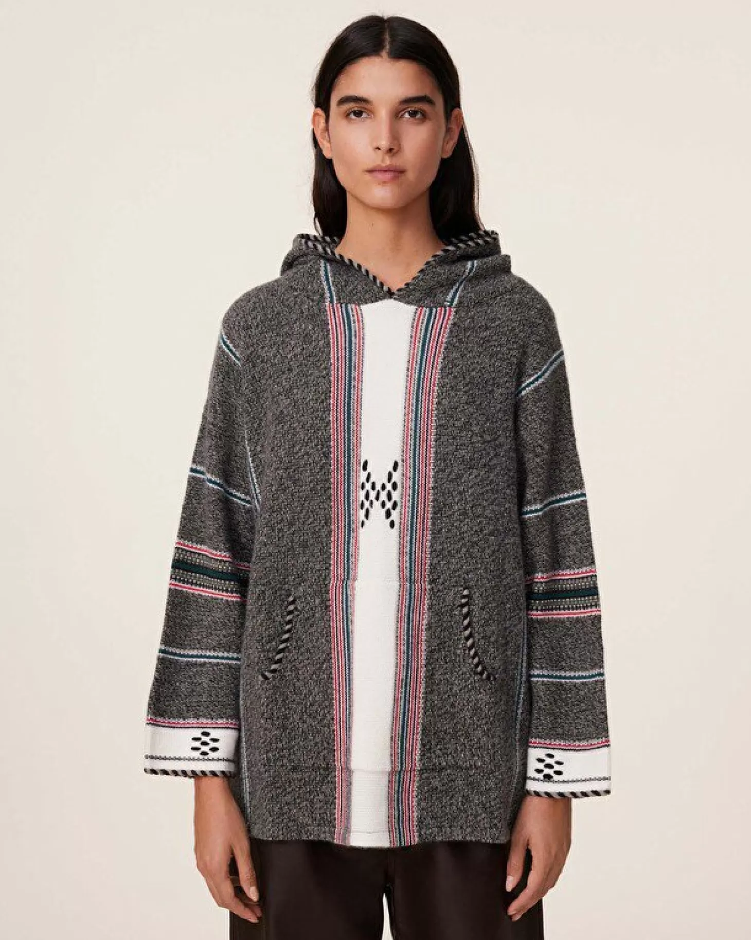 Femme Kujten Hoodies*Hoodie Oversize Cachemire Jacquard, 6 Fils