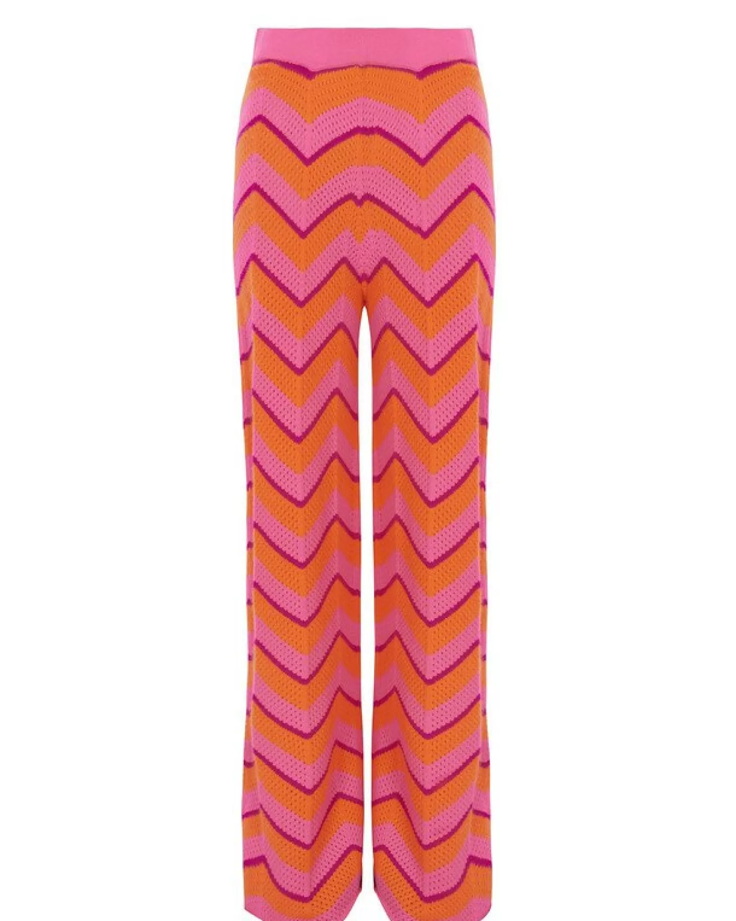 pantalon_cachemire_evase_3.webp Femme Kujten Pantalons & Shorts*Pantalon Cachemire Evase