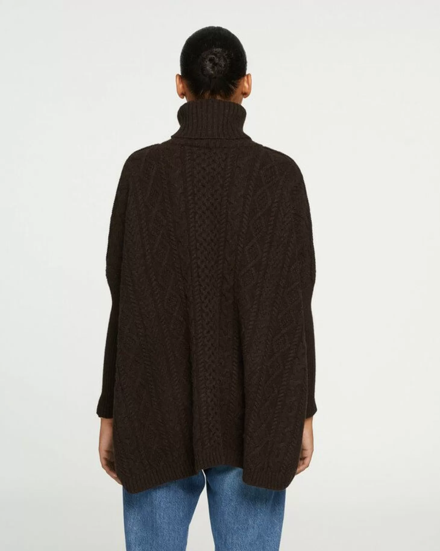 poncho_cachemire_oversize_col_roule_2-1.webp Femme Kujten Capes & Ponchos*Poncho Cachemire Oversize Col Roule