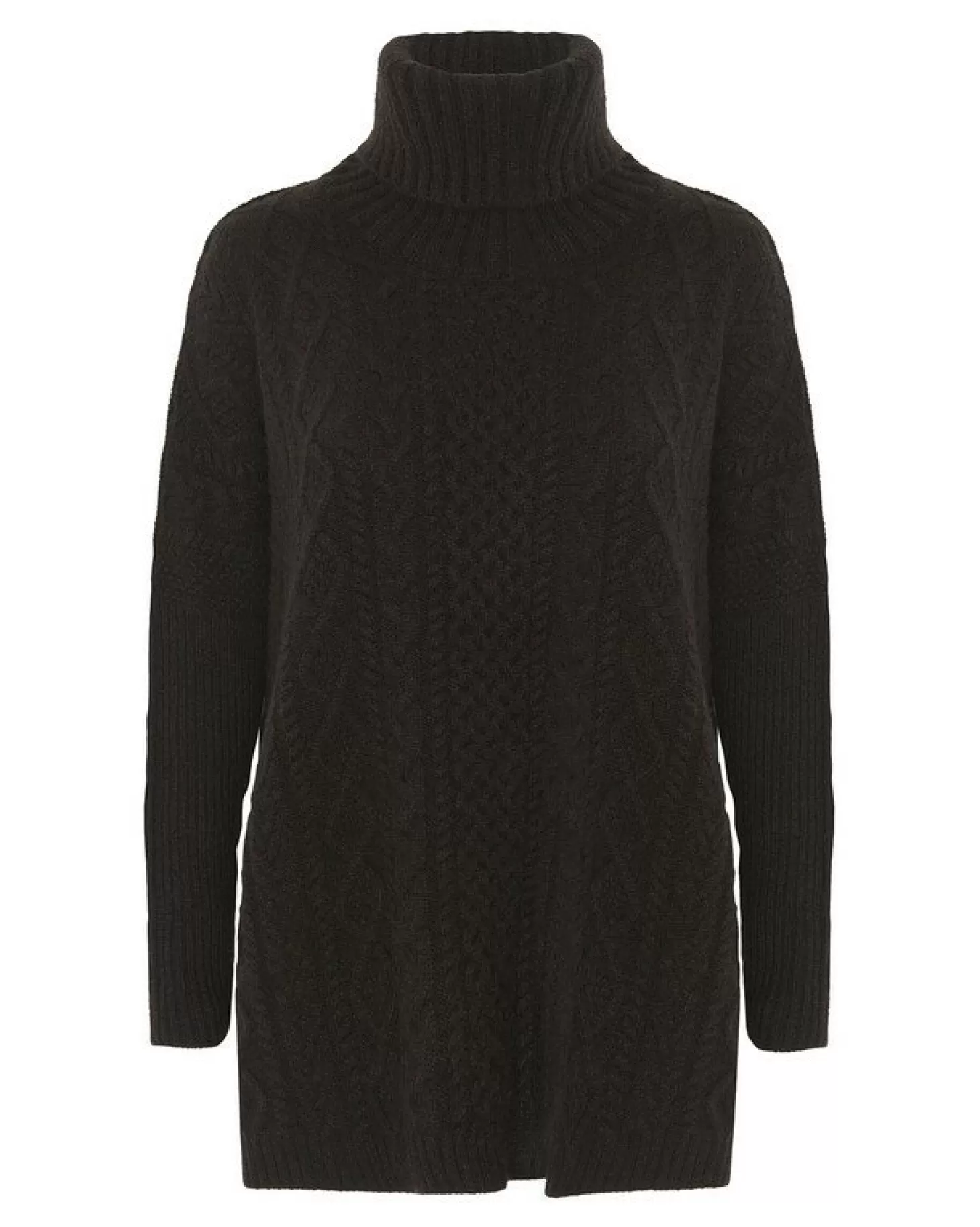 poncho_cachemire_oversize_col_roule_3-1.webp Femme Kujten Capes & Ponchos*Poncho Cachemire Oversize Col Roule