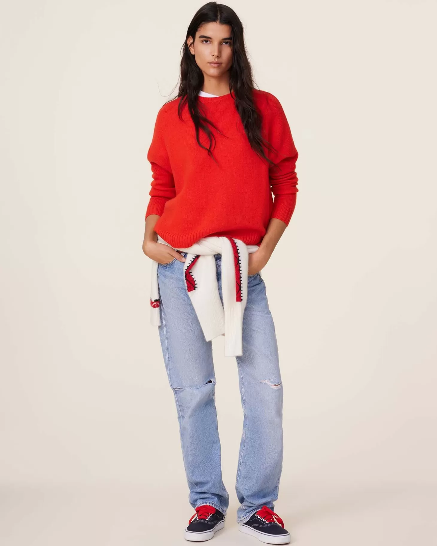 Femme Kujten Pulls & Sweats*Pull Cachemire Col Rond Oversize Femme, 4 Fils