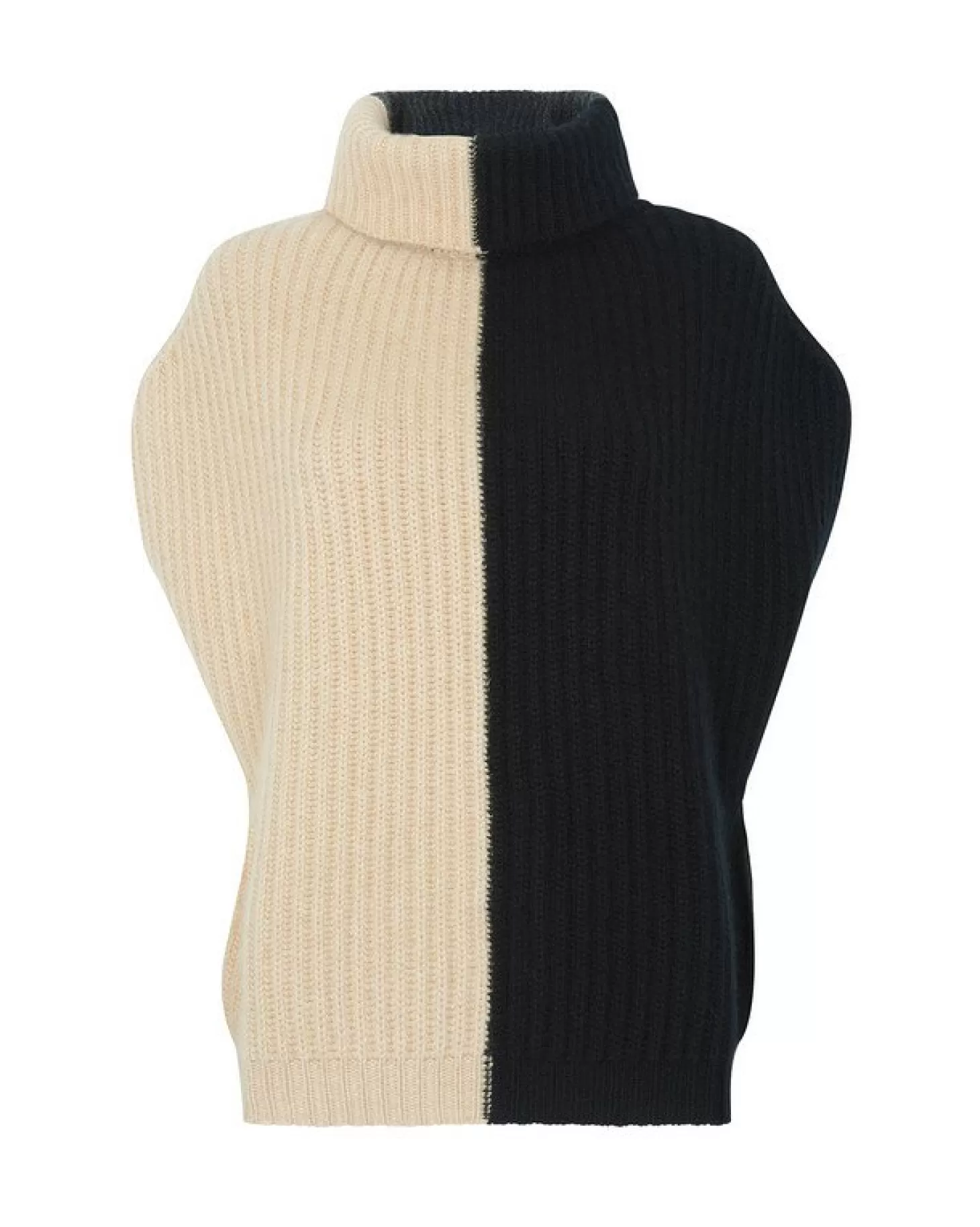 Femme Kujten Pulls & Sweats*Pull Cachemire Col Roule Colorblock