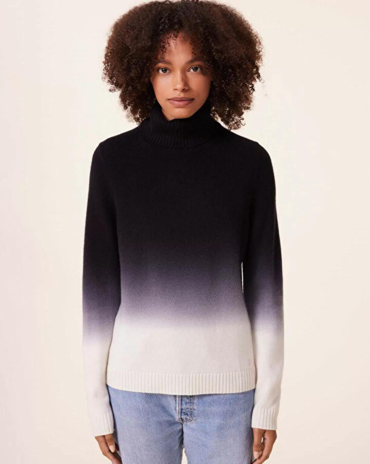 Femme Kujten Pulls & Sweats*Pull Cachemire Col Roule Dip Dye, 4 Fils