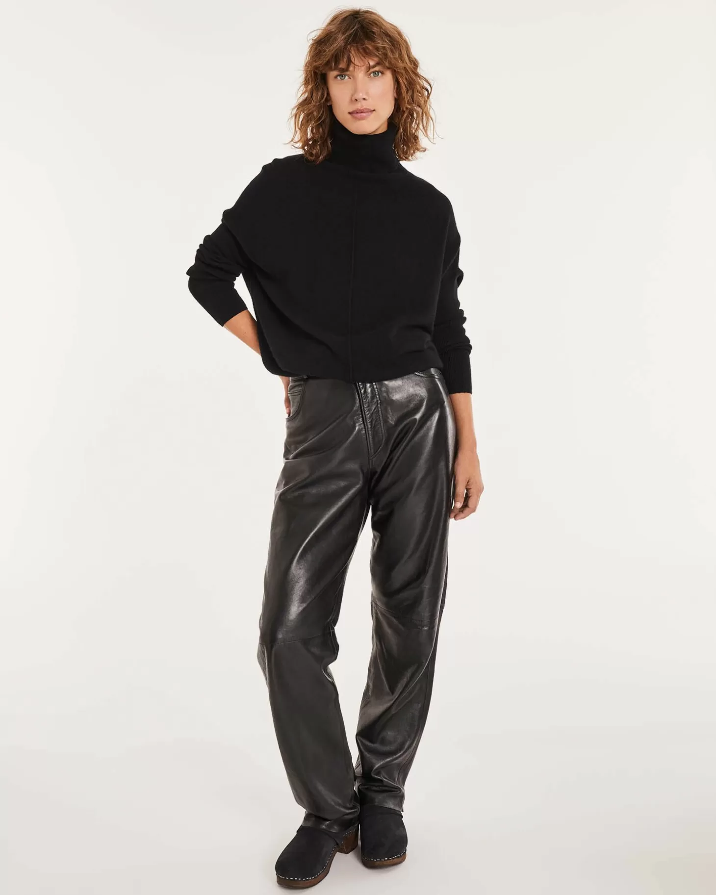 Femme Kujten Pulls & Sweats*Pull Cachemire Col Roule Liquette Oversize