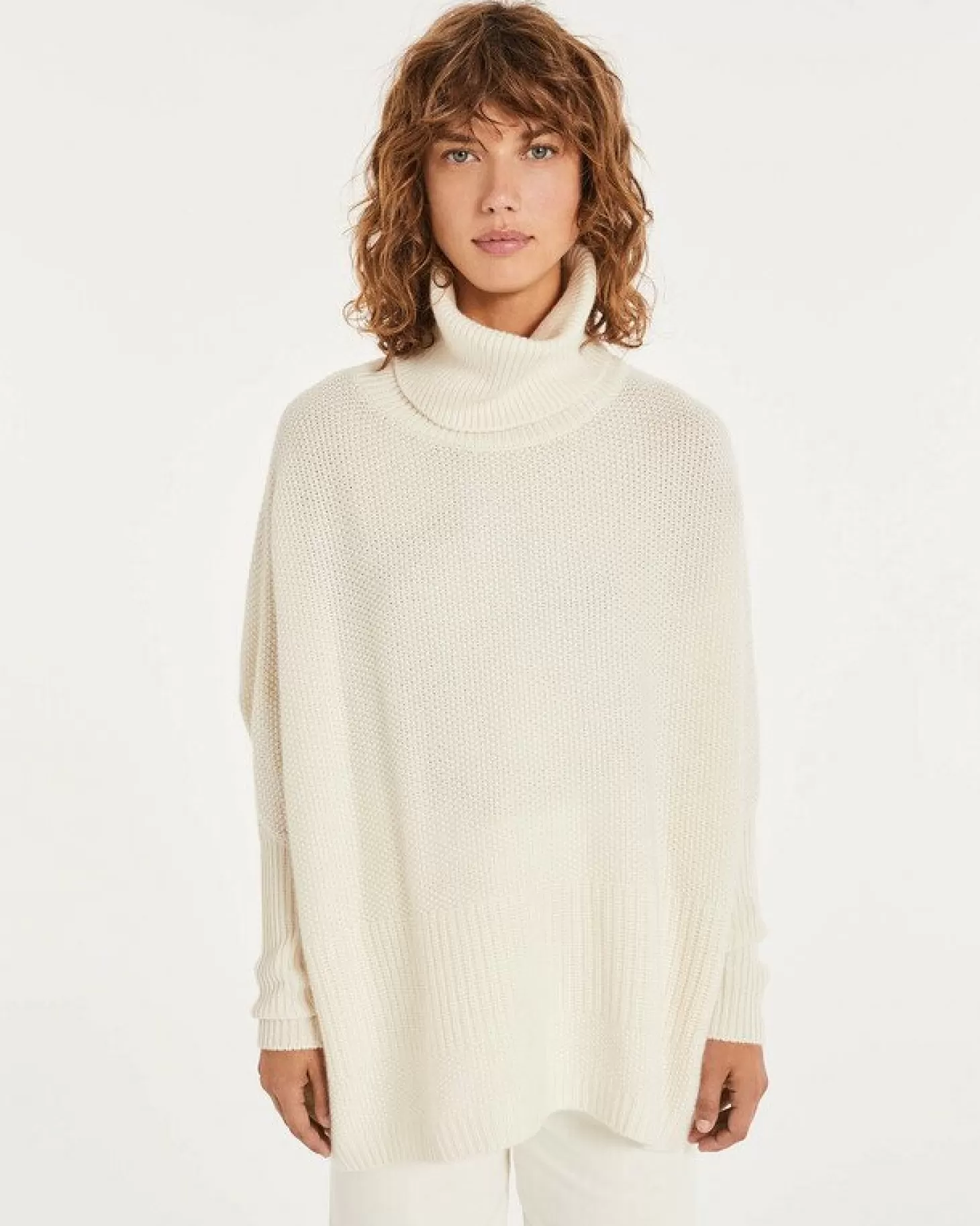 Femme Kujten Pulls & Sweats*Pull Cachemire Col Roule Oversize Femme