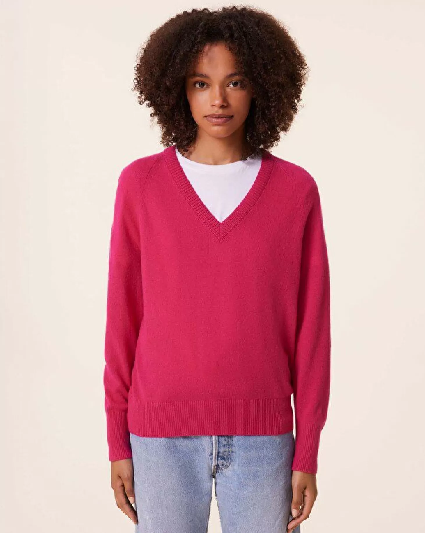 Femme Kujten Pulls & Sweats*Pull Cachemire Col V, 2 Fils