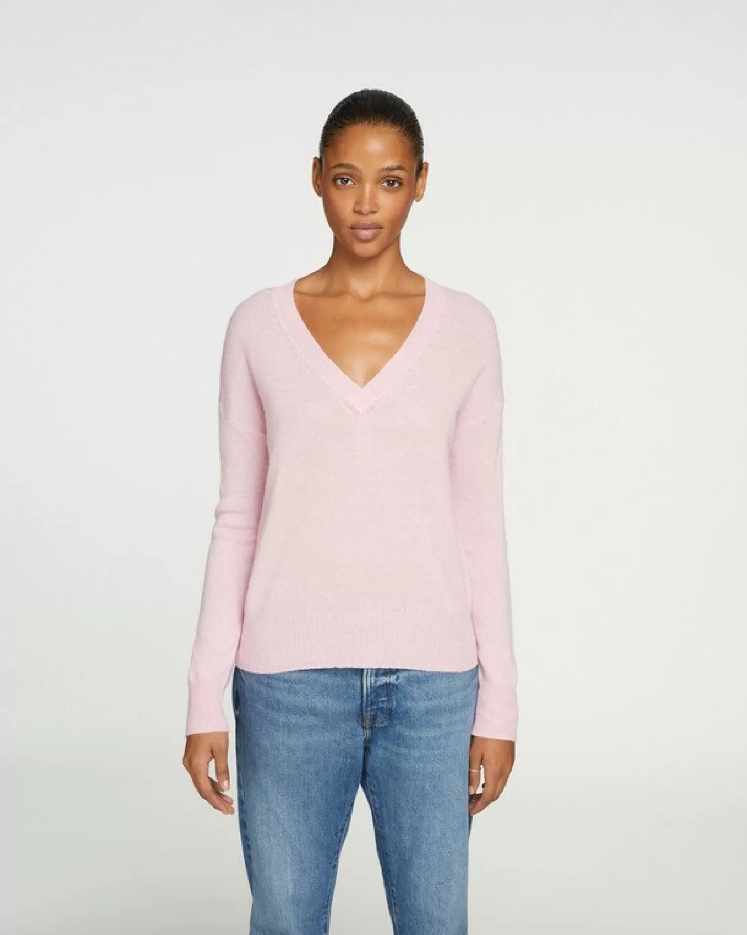 Femme Kujten Pulls & Sweats*Pull Cachemire Col V Boyfriend