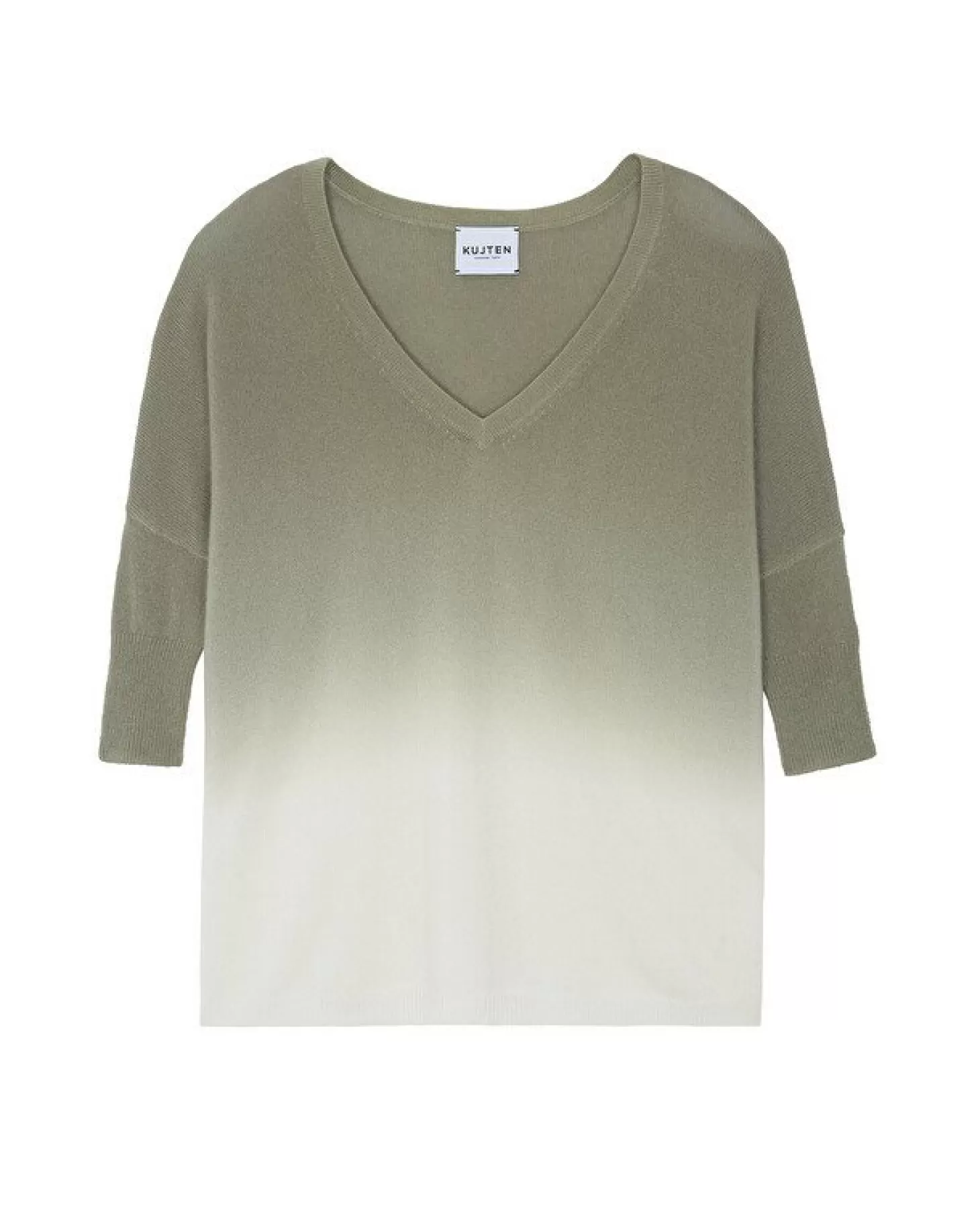 Femme Kujten Pulls & Sweats*Pull Cachemire Col V Oversize Dip Dye, 2 Fils