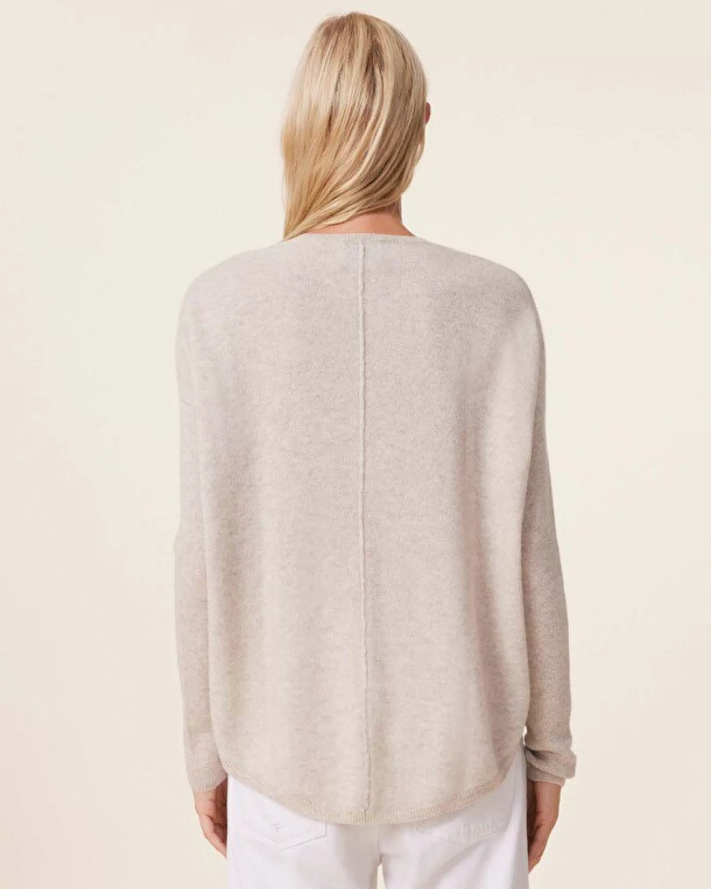 Femme Kujten Pulls & Sweats*Pull Cachemire Col V Oversize Liquette, 2 Fils