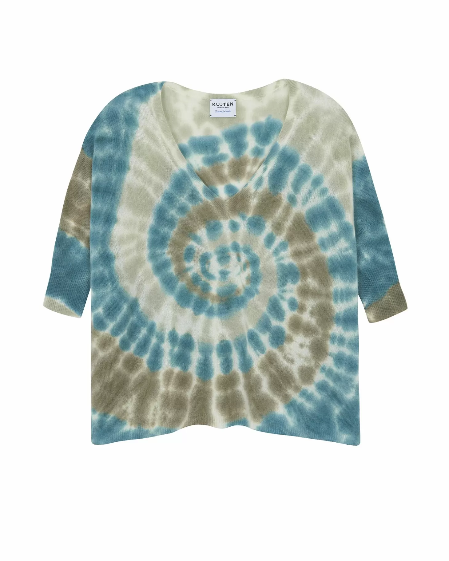 Femme Kujten Pulls & Sweats*Pull Cachemire Col V Oversize Tie & Dye, 2 Fils