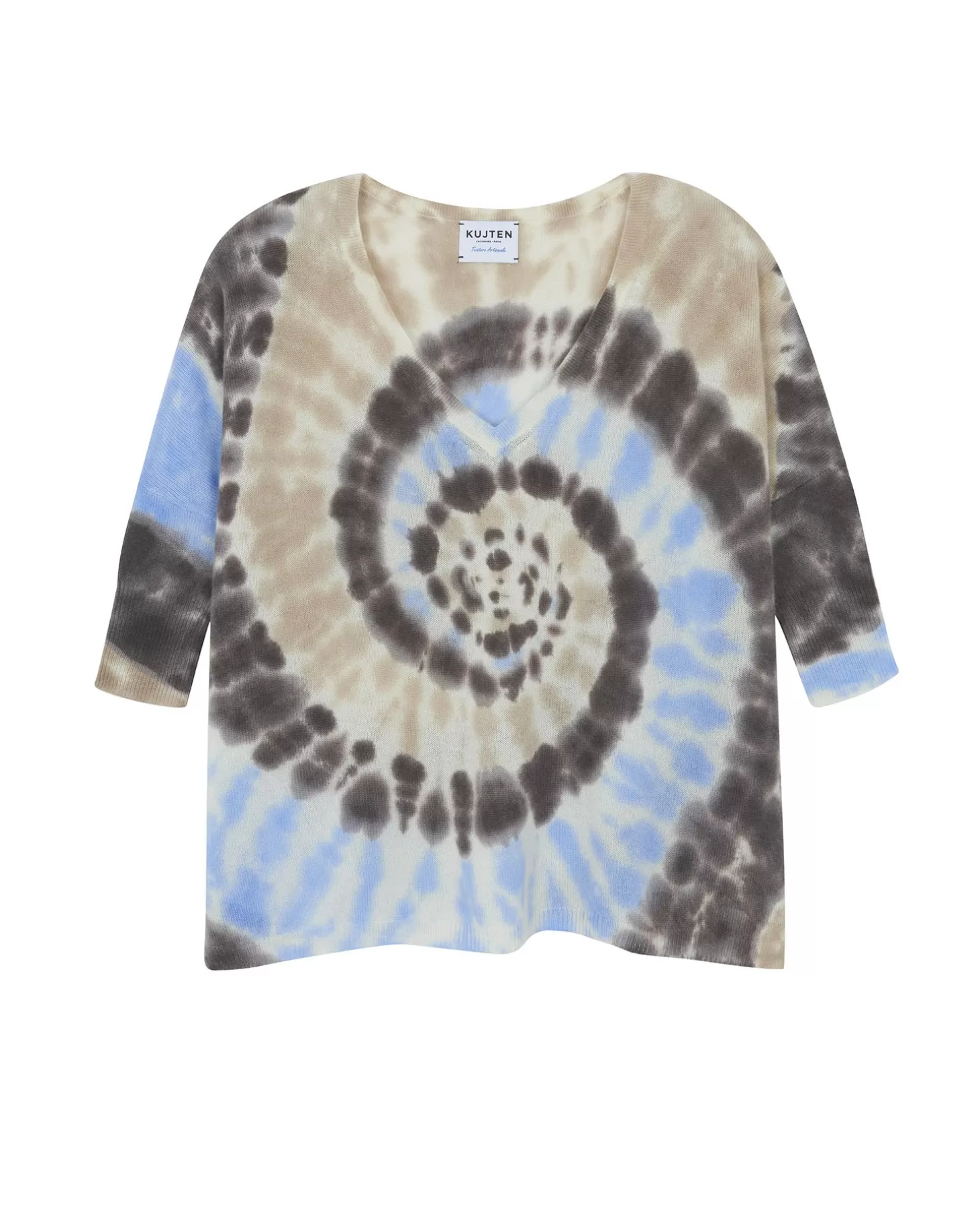 Femme Kujten Pulls & Sweats*Pull Cachemire Col V Oversize Tie & Dye, 2 Fils