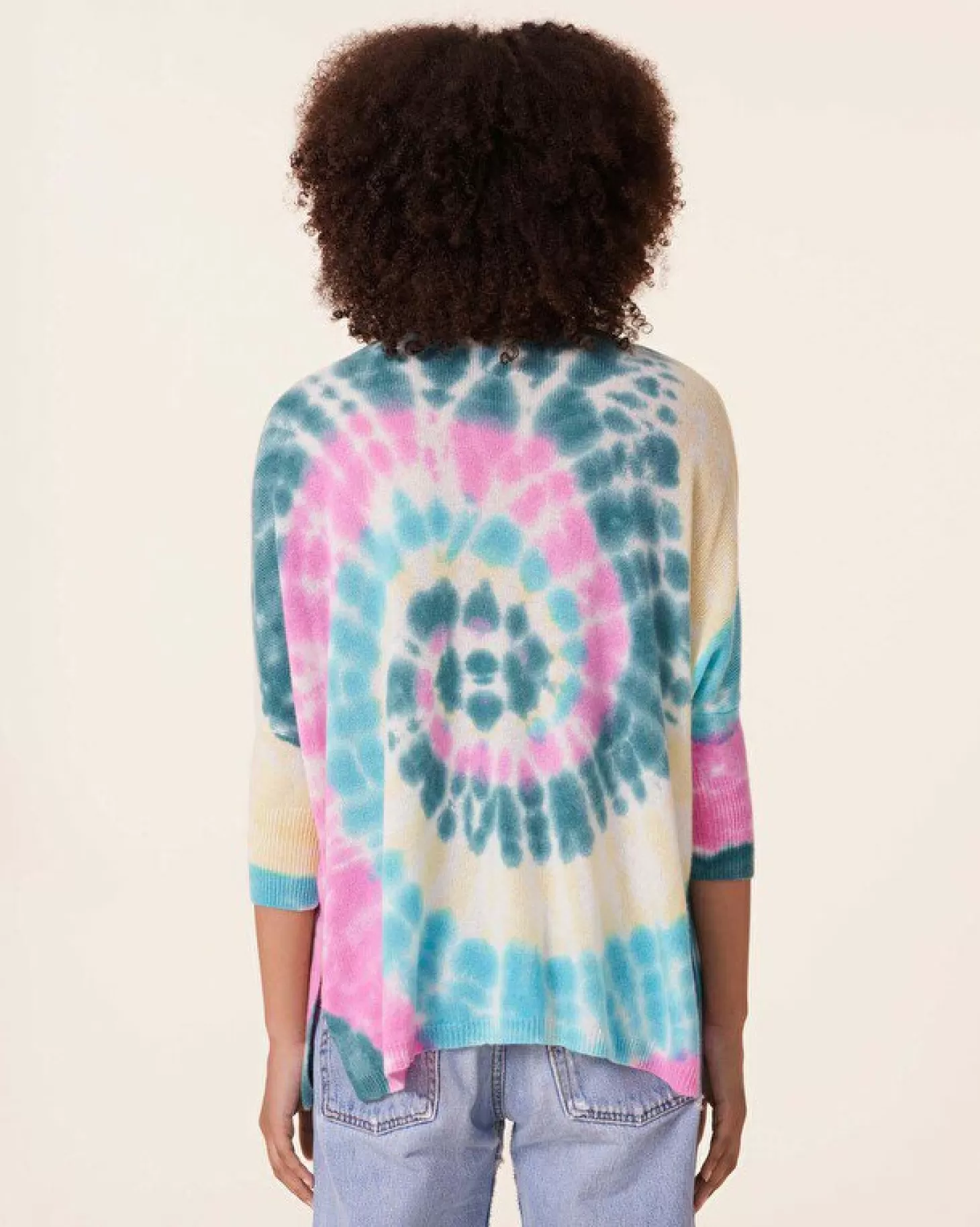 Femme Kujten Pulls & Sweats*Pull Cachemire Col V Oversize Tie & Dye, 2 Fils