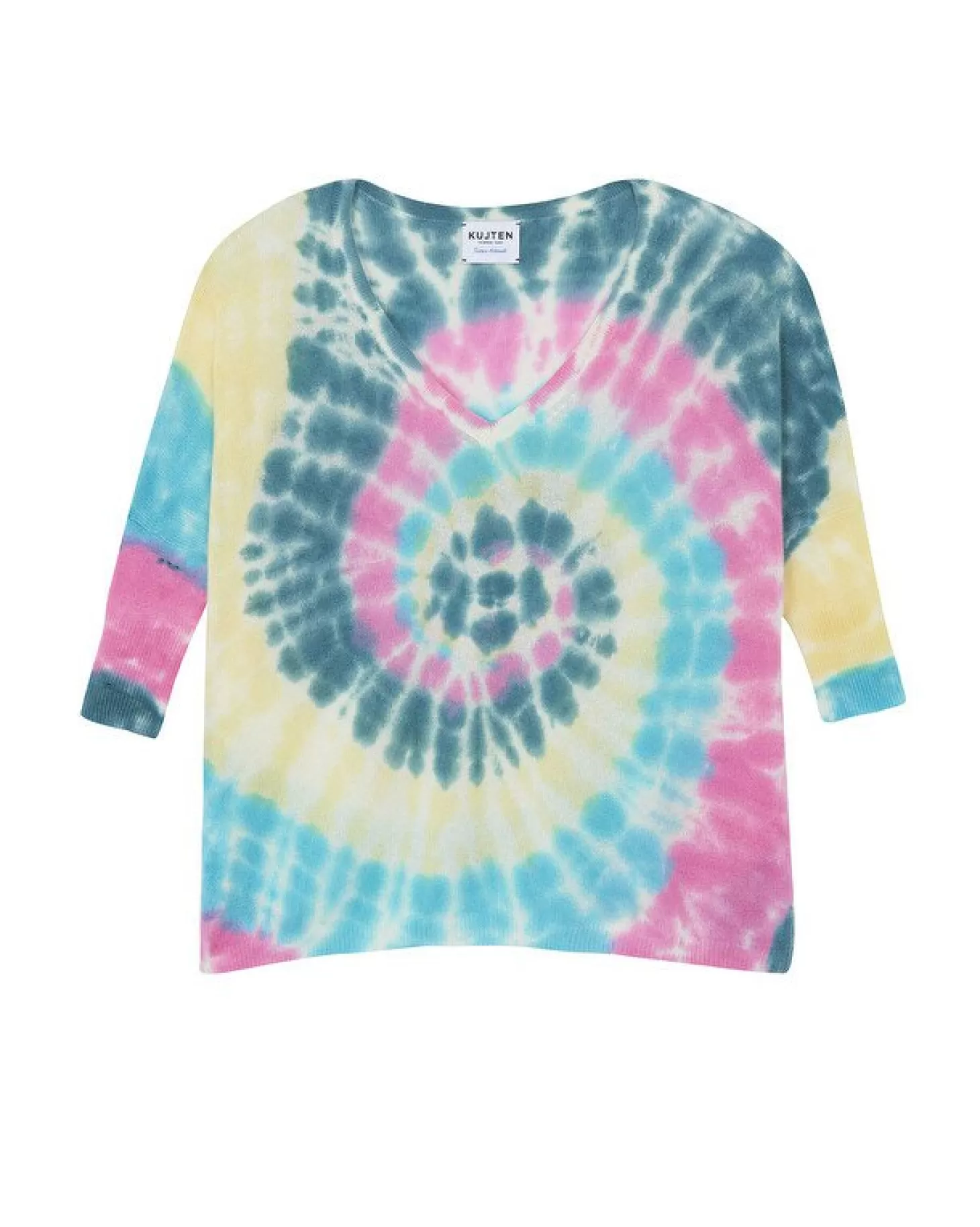 Femme Kujten Pulls & Sweats*Pull Cachemire Col V Oversize Tie & Dye, 2 Fils