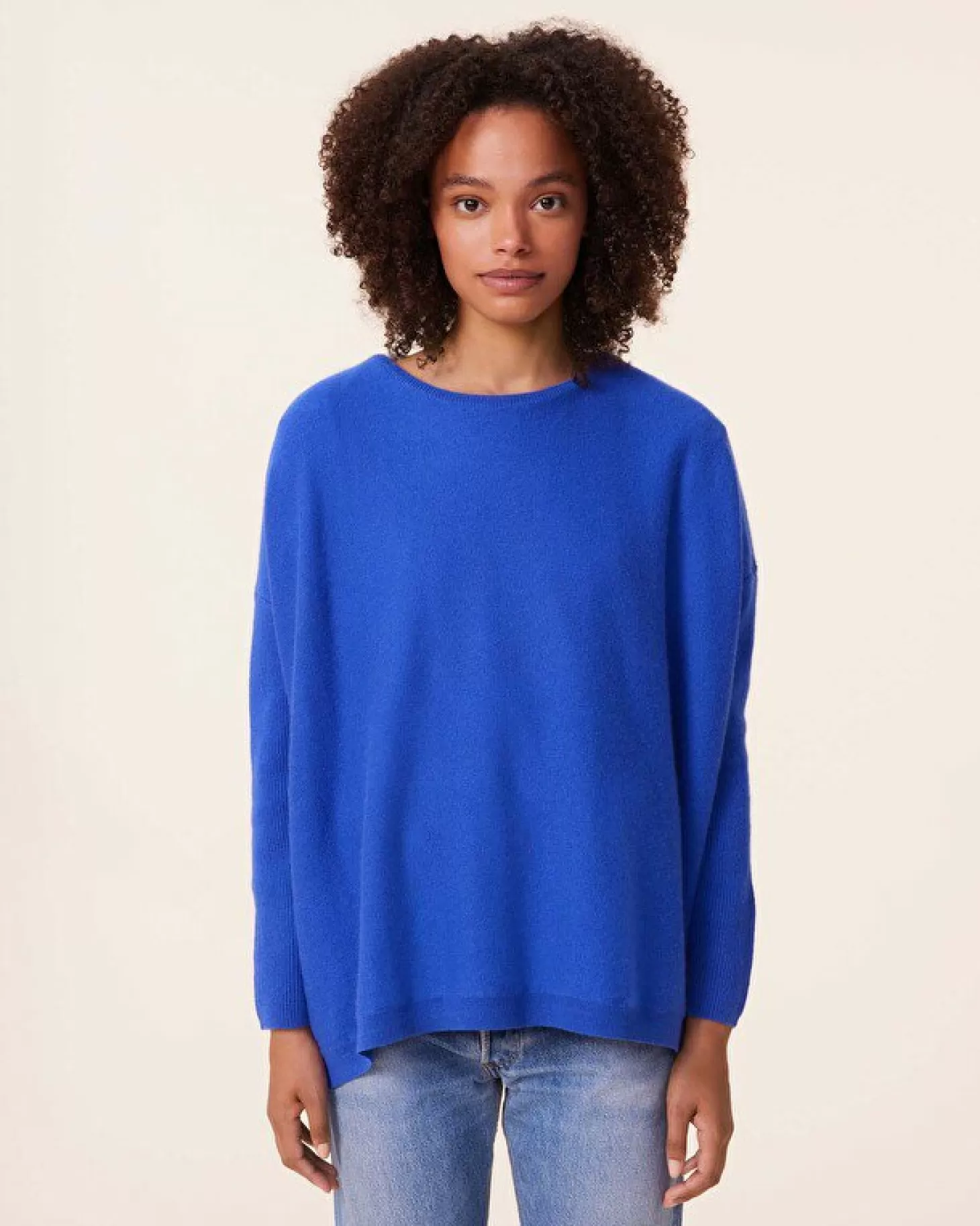 Femme Kujten Pulls & Sweats*Pull Cachemire Femme Col Rond Oversize, 2 Fils