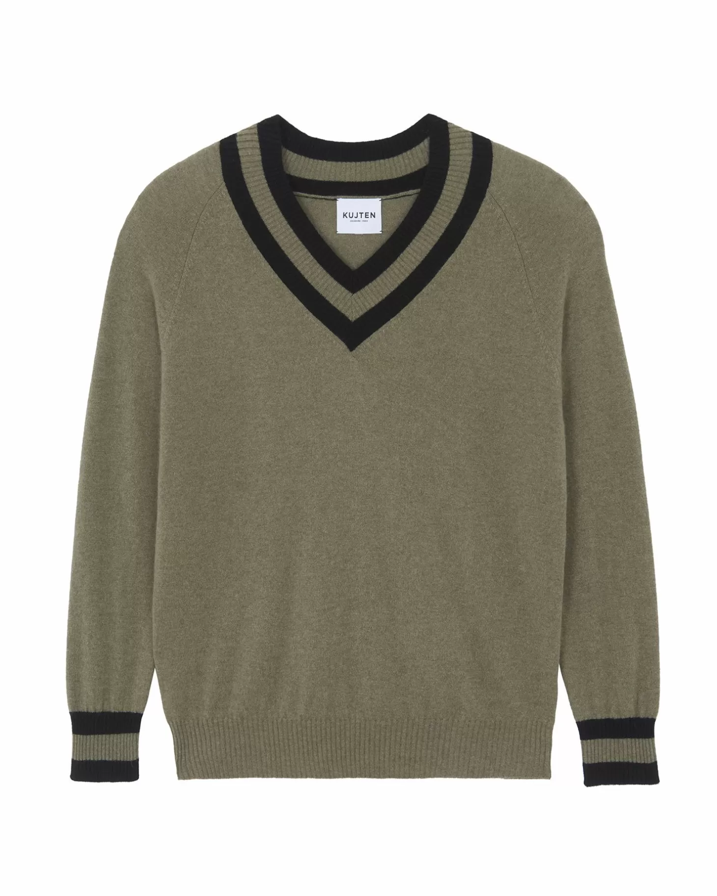 Homme Kujten Pulls & Sweats*Pull Col V Tennis Manches Longues