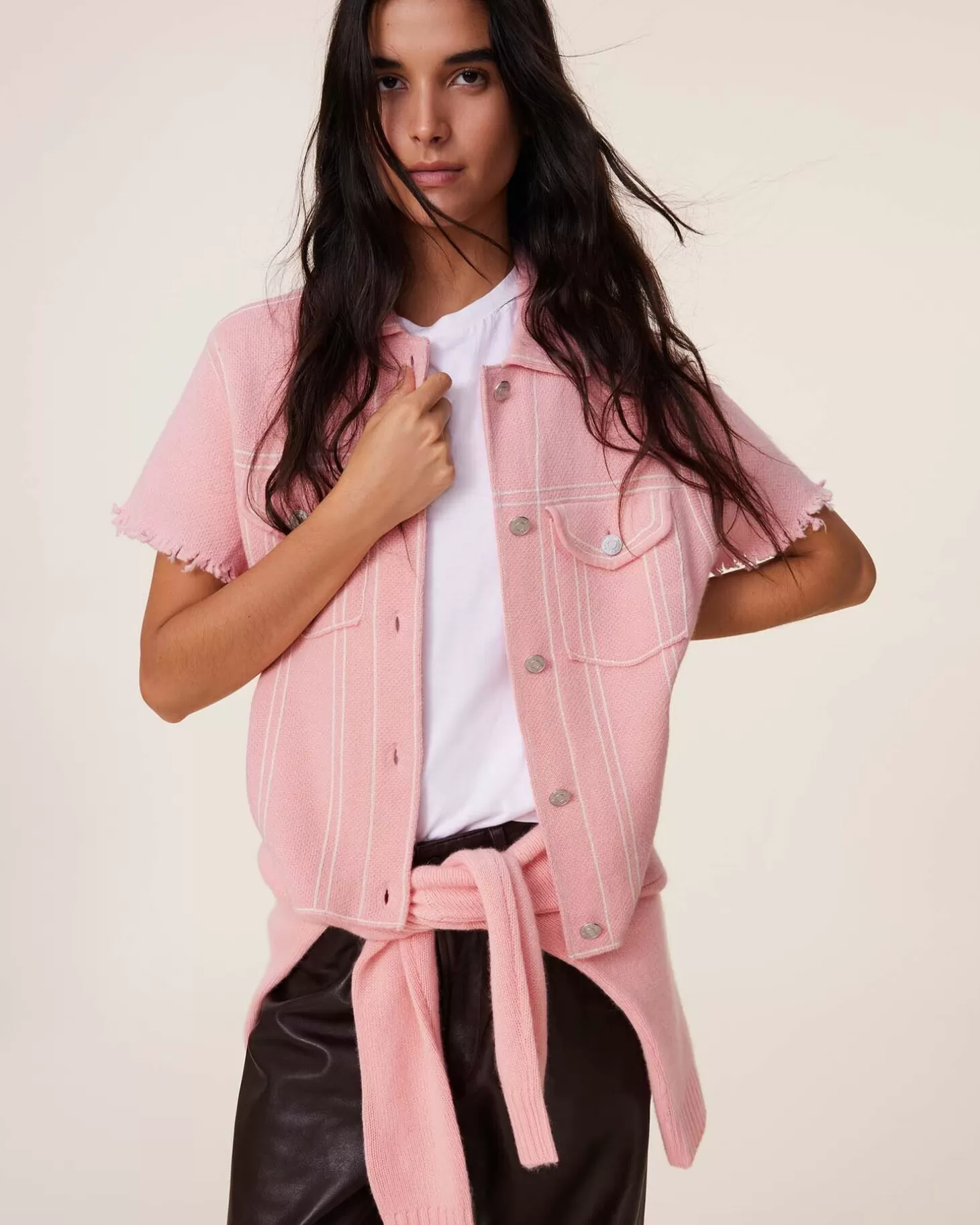 Femme Kujten Gilets & Vestes*Veste Cachemire Femme Courte